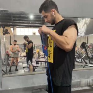 جلو بازو مچ عكس با كش