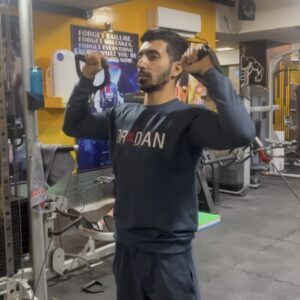 پرس سرشانه دستگاه كراس