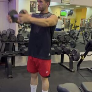 نشر رو به رو دمبل تك