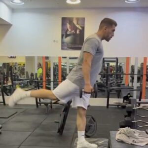 استپ آپ دمبل تركيب با كيك بك